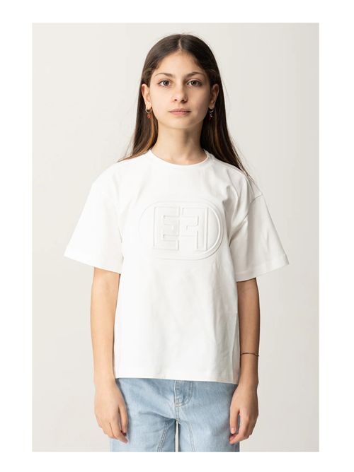 T-shirt, bambina, logata. ELISABETTA FRANCHI | EFTS233 0 JE0060000